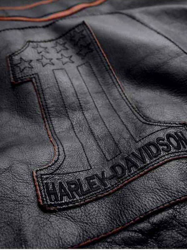 Harley Davidson Motorcycle Leather Jacket 2
