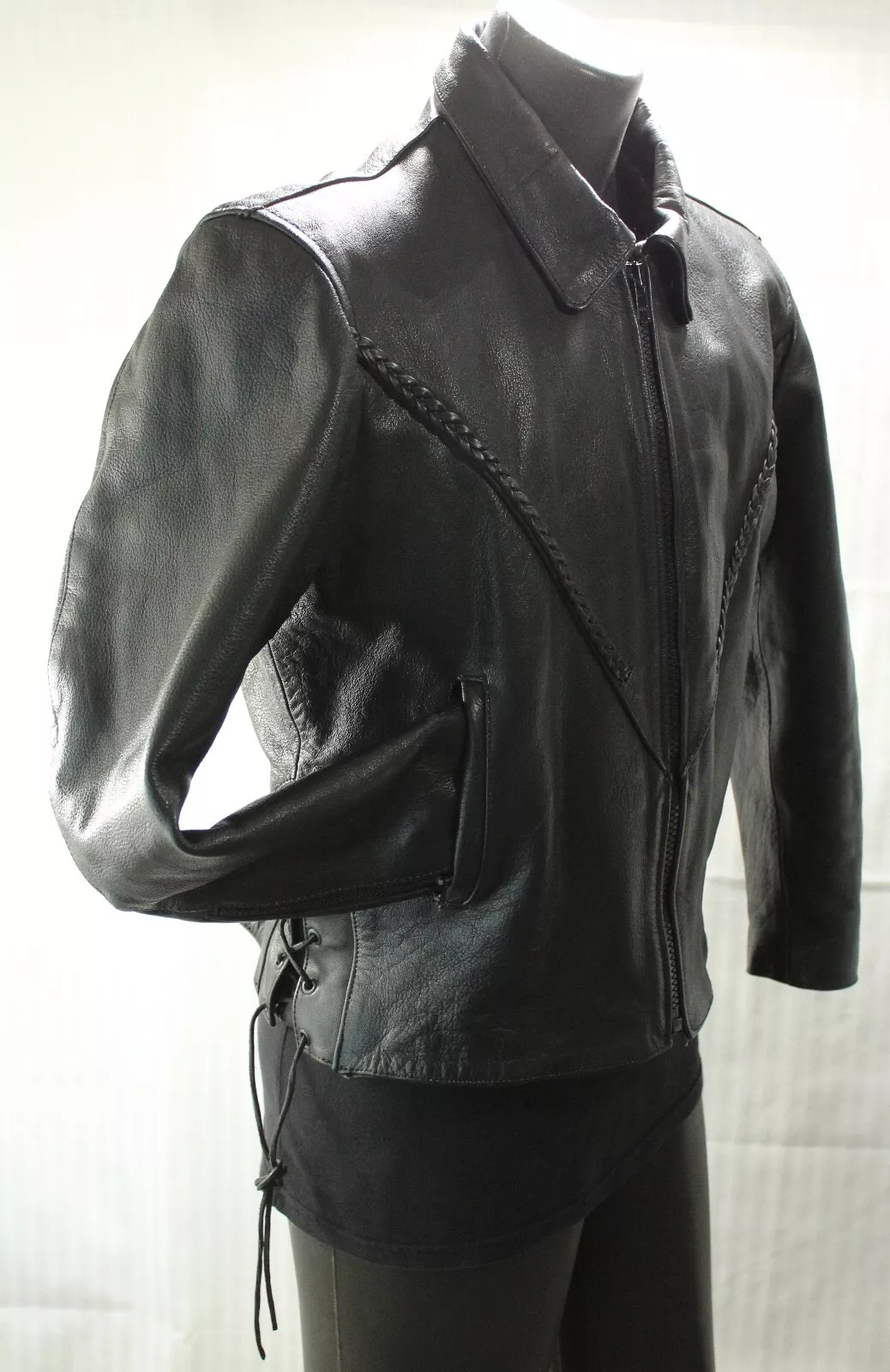 Interstate Leather Motorcycle Jacket 2