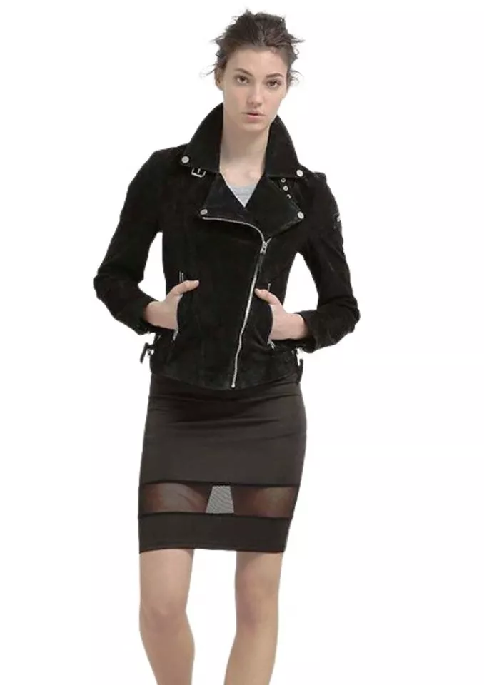 Ladies Suede Leather Jacket 3