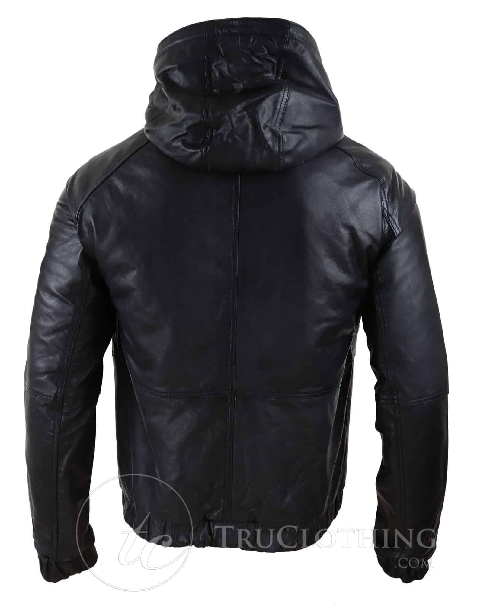 Leather And Hoodie Jacket 1
