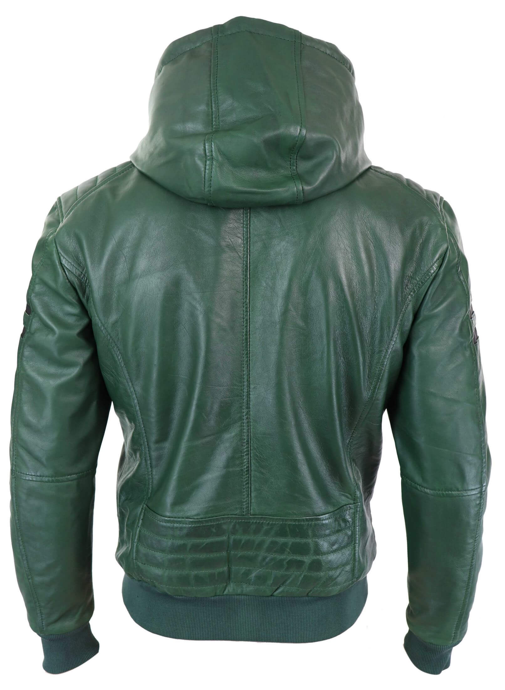 Leather Hoodie Jacket 3