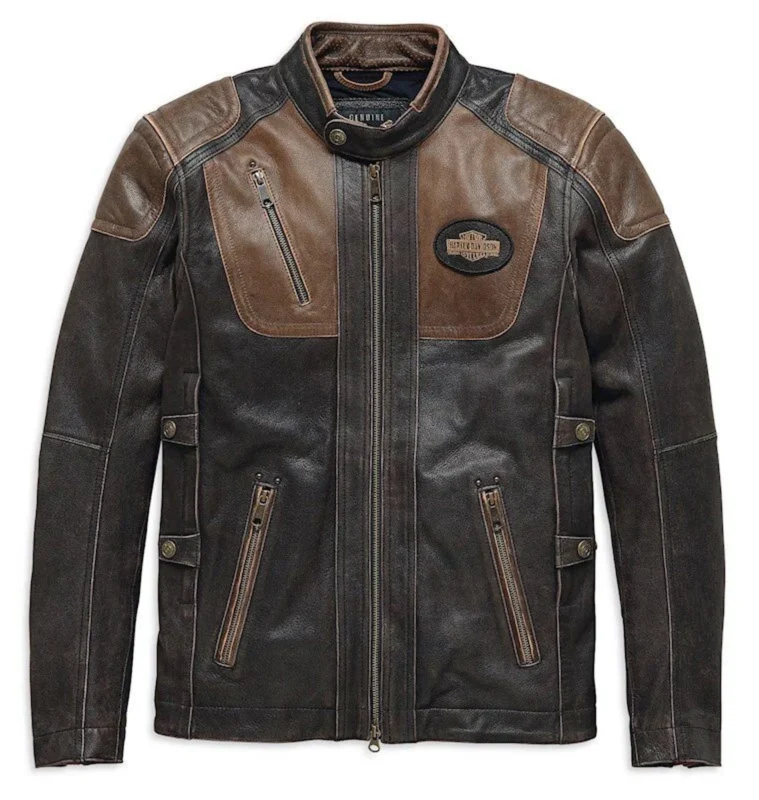 Leather Motorcycle Jacket Harley Davidson