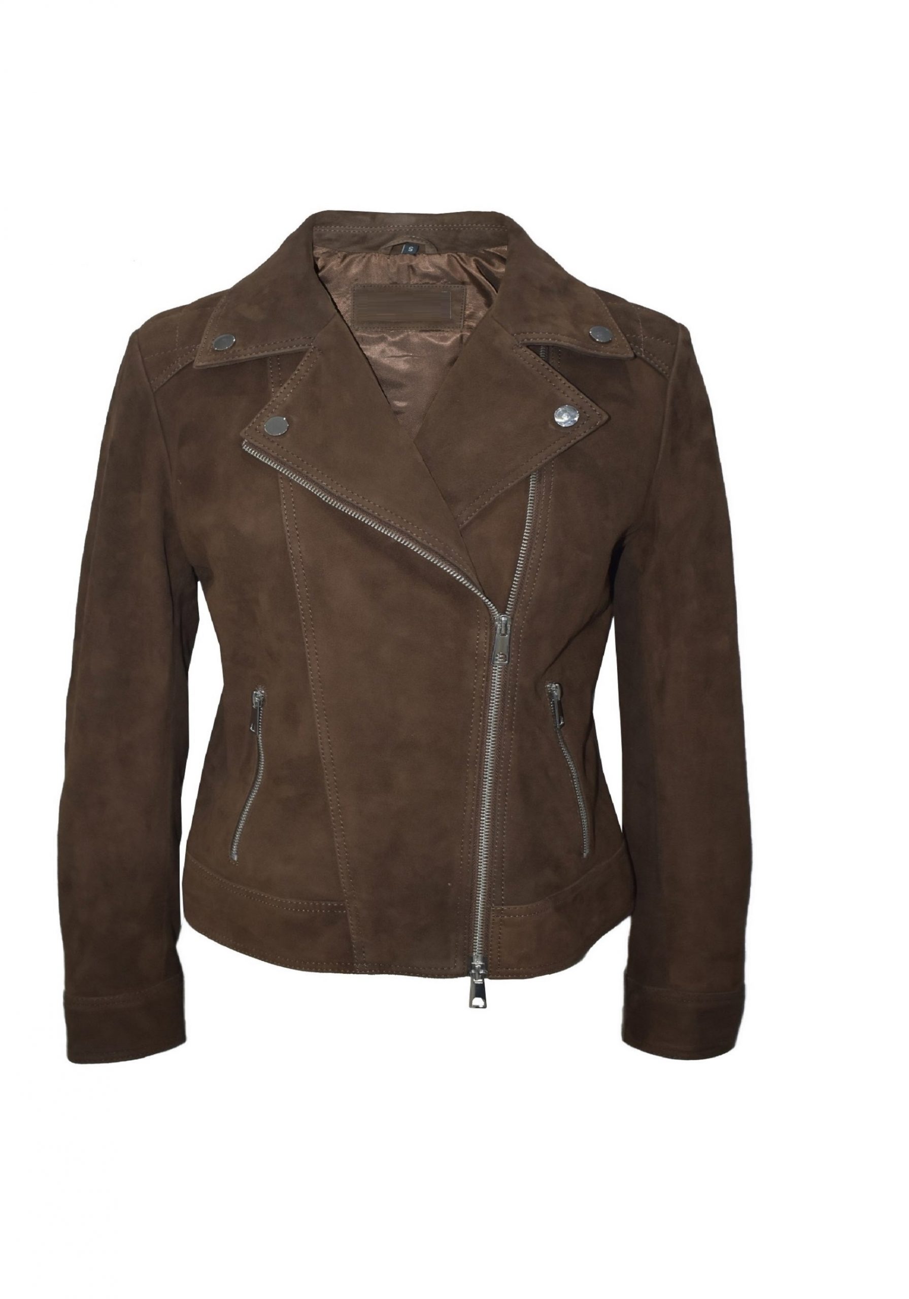 Leather Suede Jacket Women's