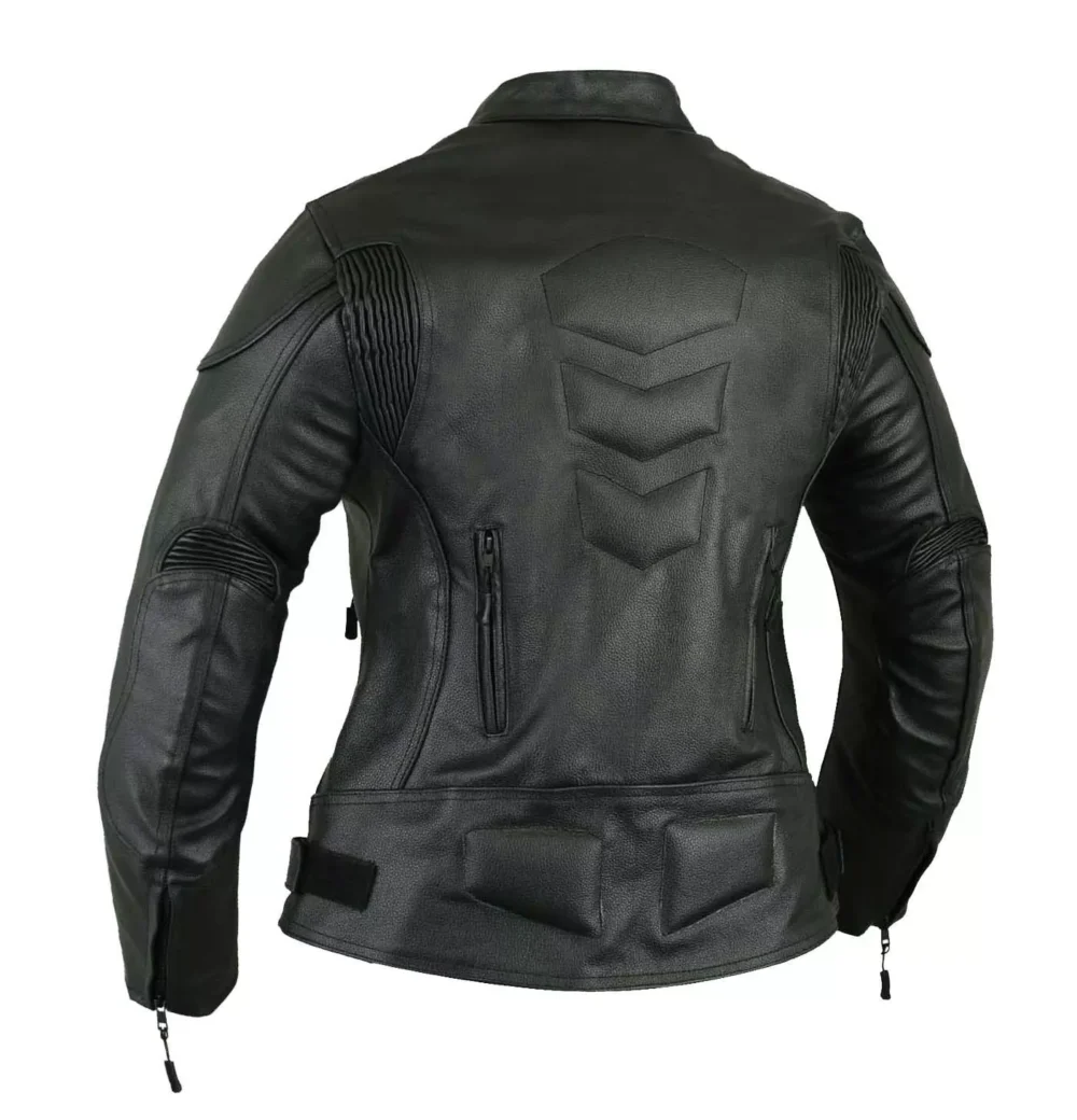Leather Summer Motorcycle Jacket 2
