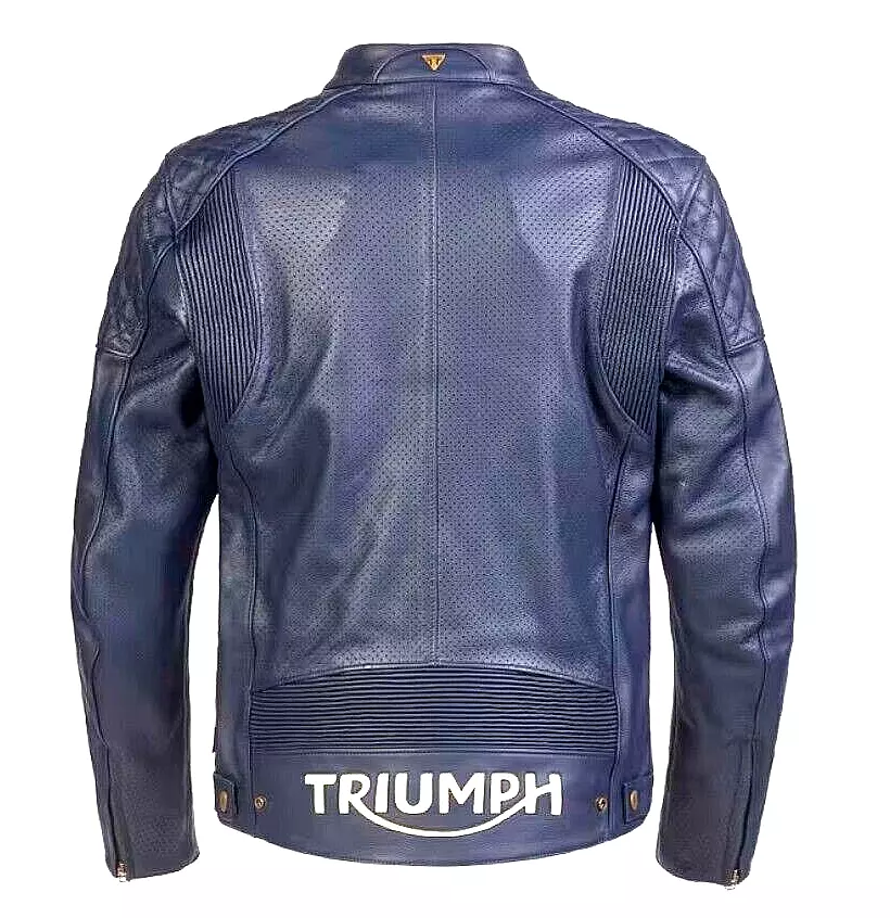 Leather Triumph Motorcycle Jacket 2