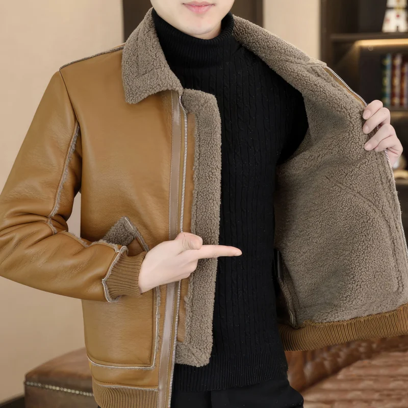 Leather Winter Motorcycle Jacket