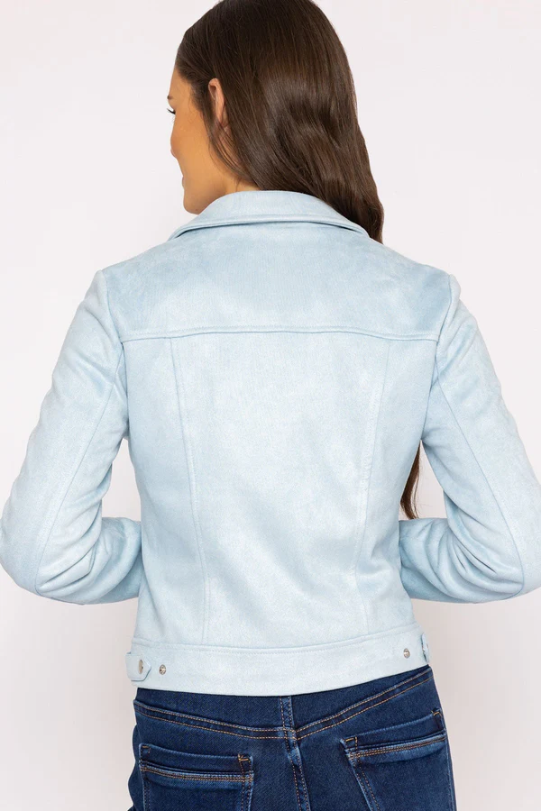 Light Blue Suede Jacket 2
