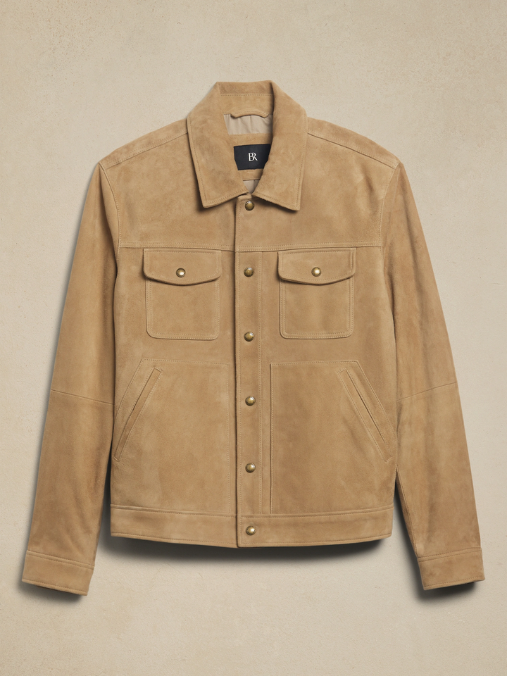Light Brown Suede Jacket