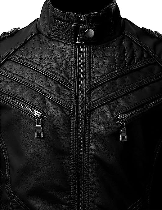 Lightweight Motorcycle Leather Jacket 3