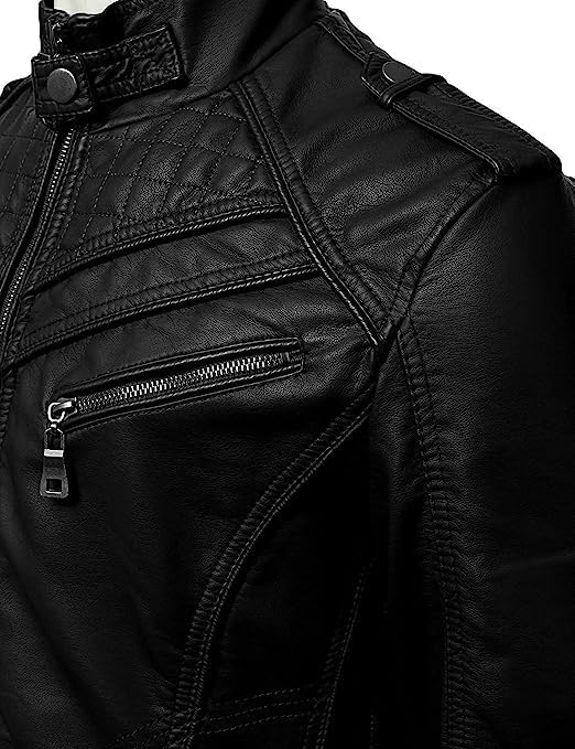 Lightweight Motorcycle Leather Jacket 4