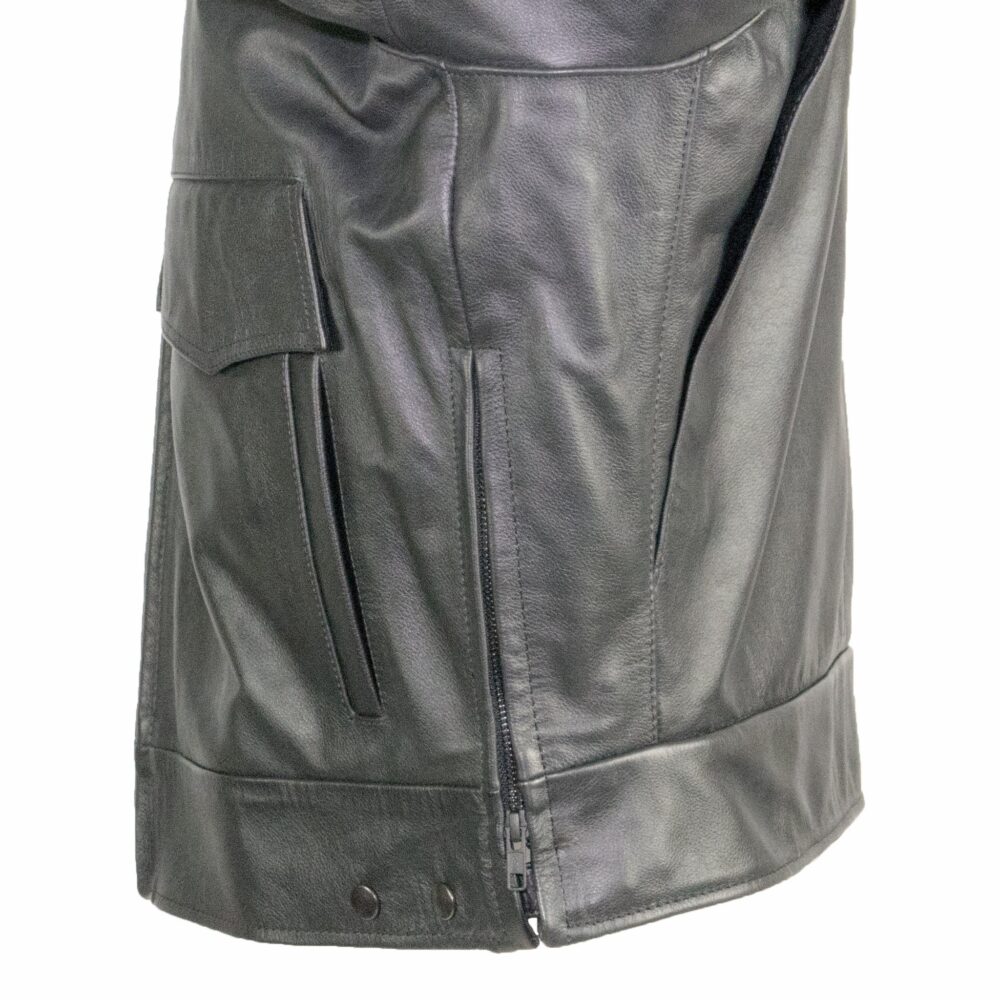 Men's Cowhide Leather Jacket 4