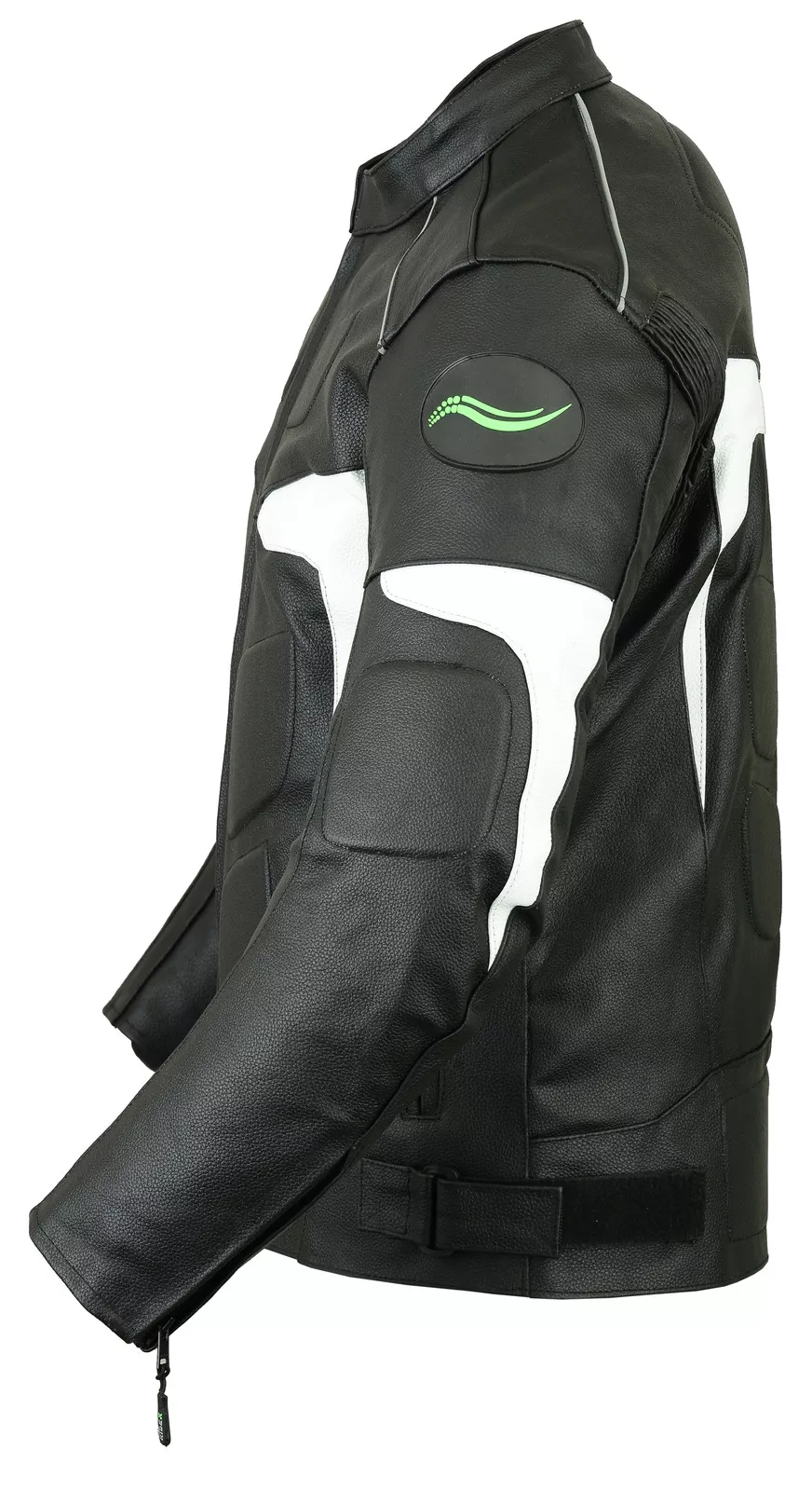 Mens Leather Motorcycle Jacket With Armor 3