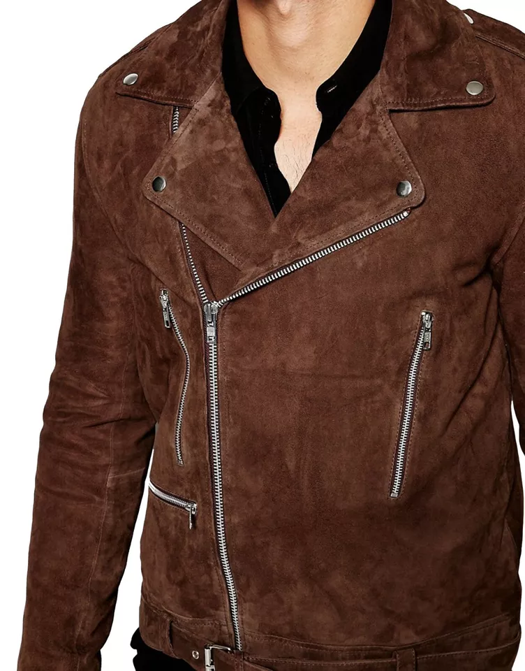 Mens Suede Leather Jacket 3