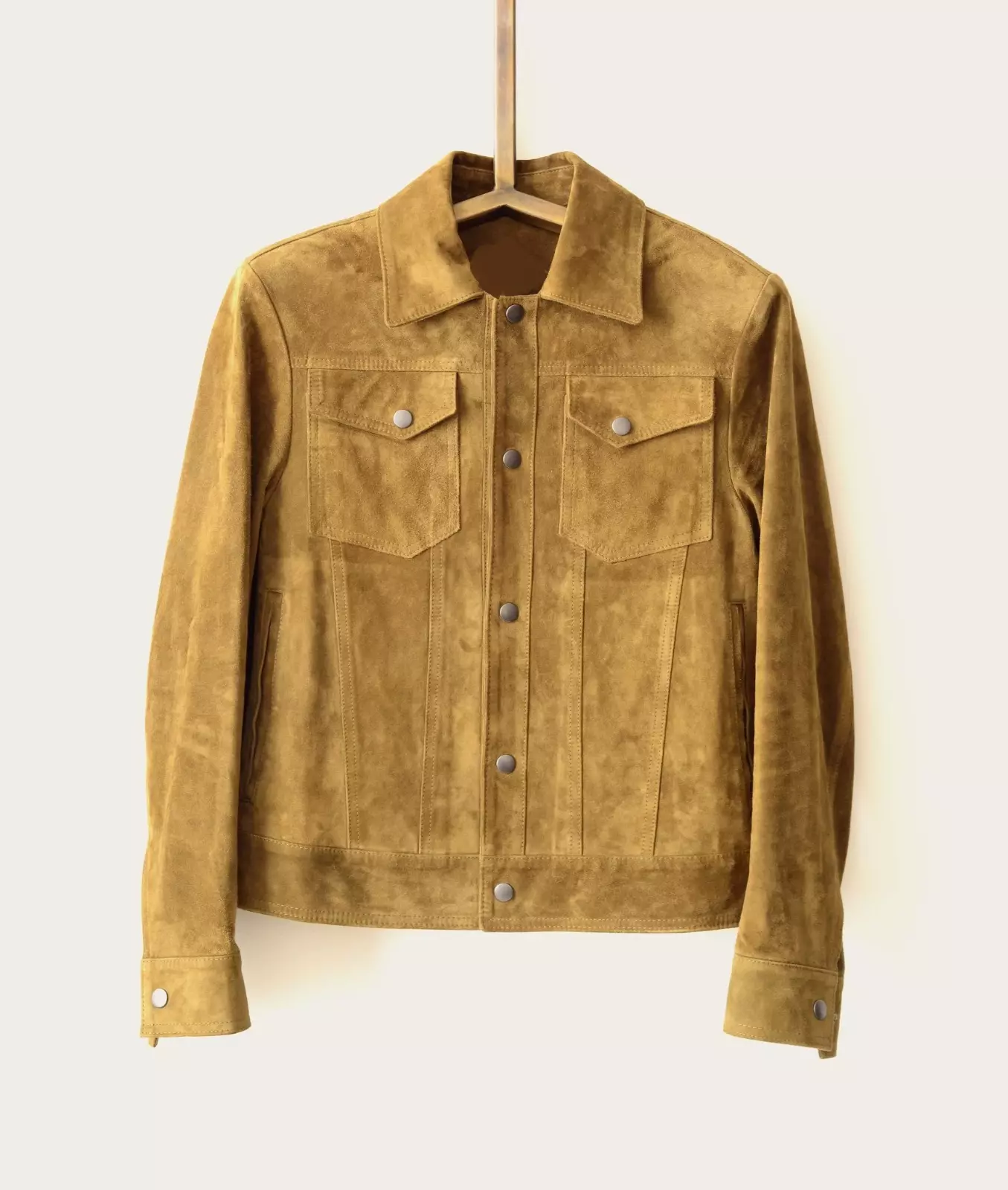 Mens Suede Trucker jacket