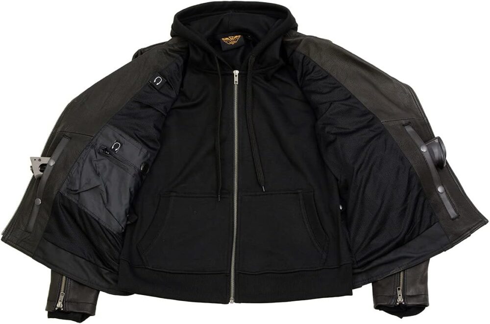 Milwaukee Women's Leather Motorcycle Jacket 3
