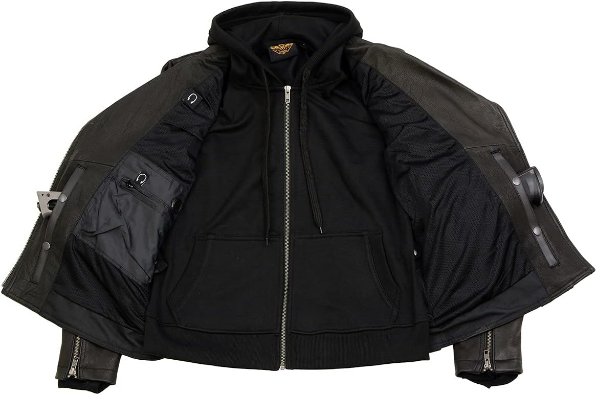 Milwaukee Women's Leather Motorcycle Jacket 3