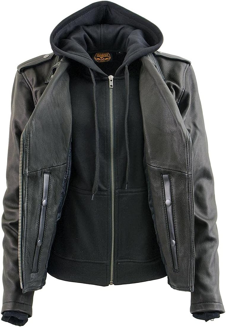 Milwaukee Women's Leather Motorcycle Jacket