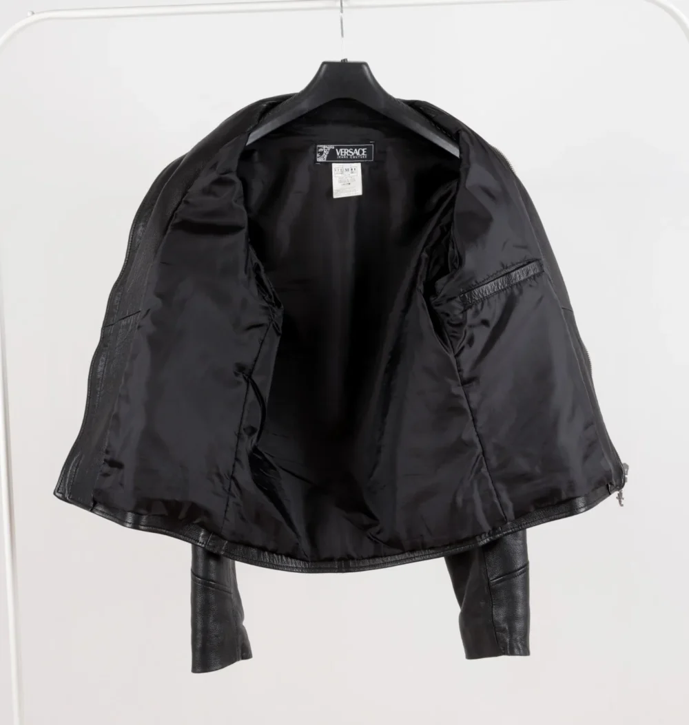 Motorcycle Cop Leather Jacket 3