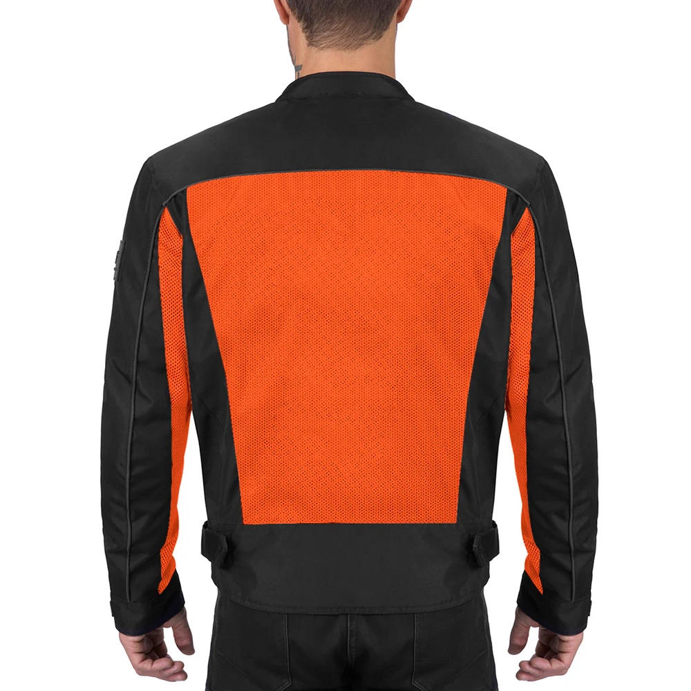 Orange Motorcycle Jacket 2