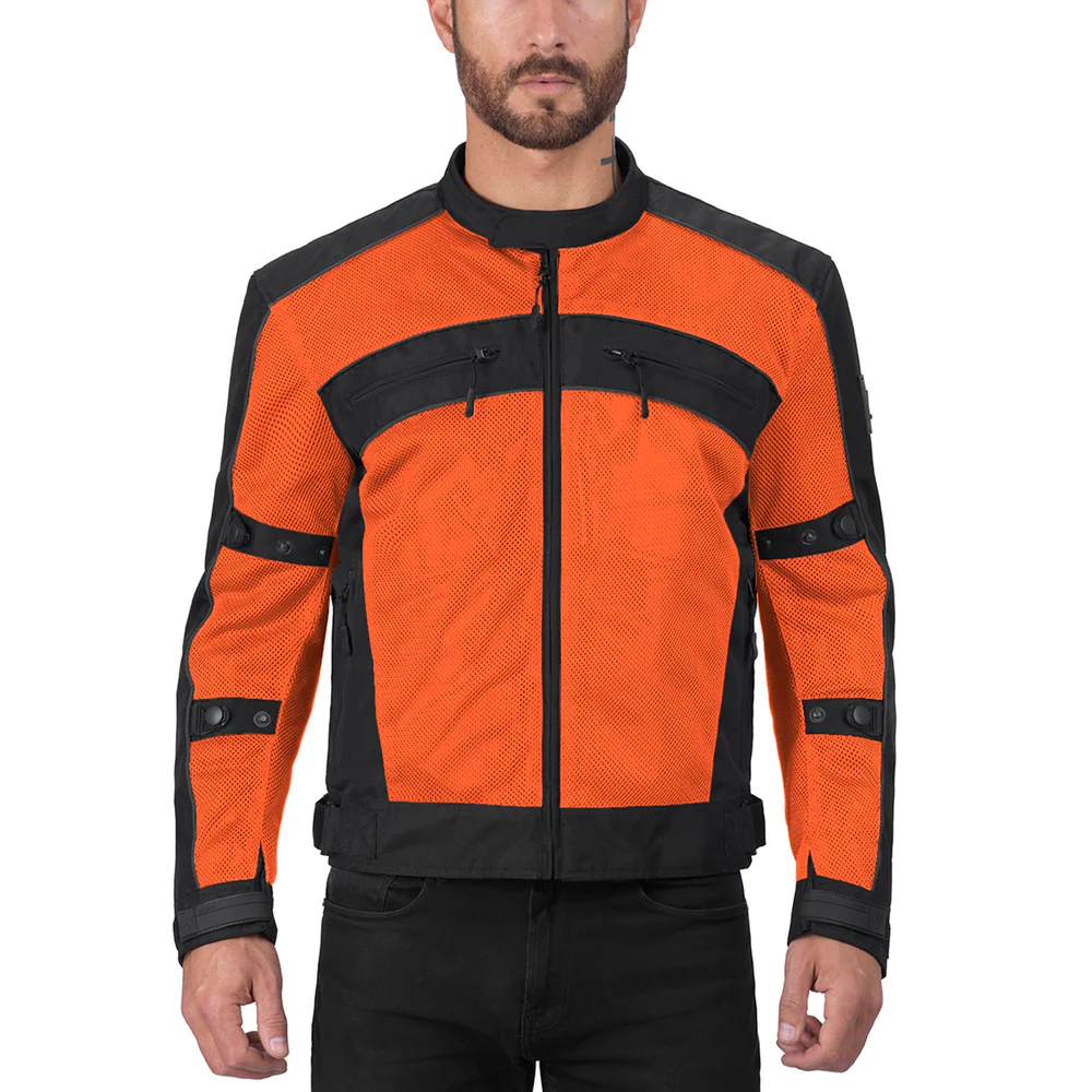 Orange Motorcycle Jacket