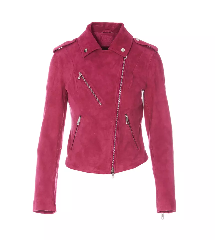 Pink Suede Jacket