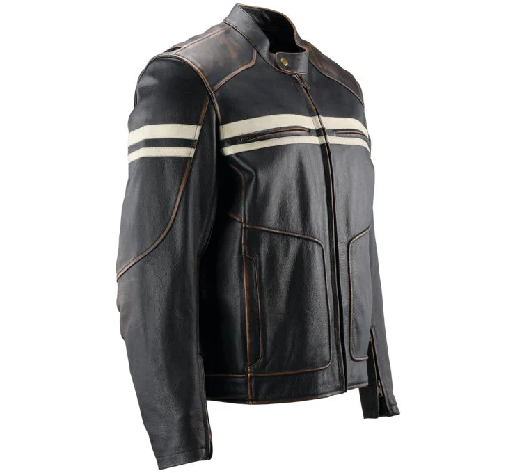River Road Leather Motorcycle Jacket 2