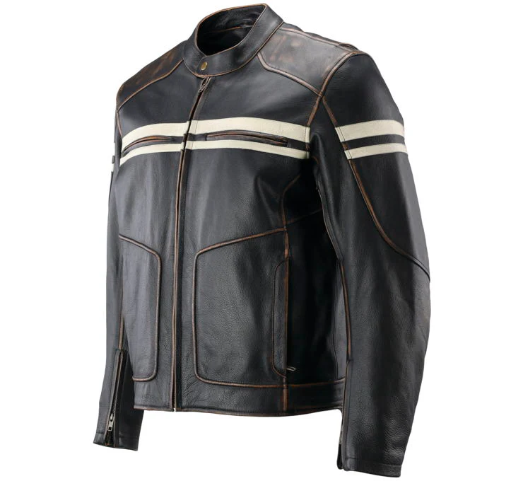 River Road Leather Motorcycle Jacket 3