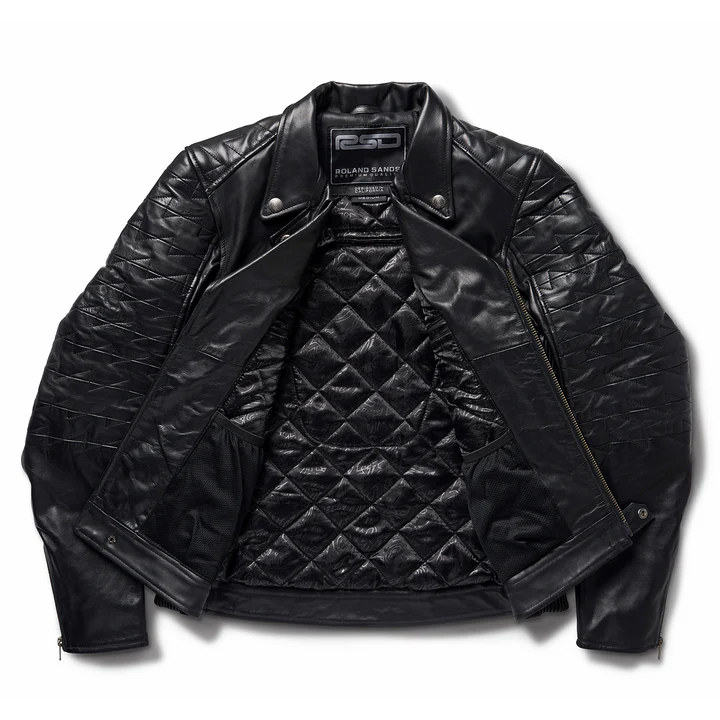 Roland Sands Leather Motorcycle Jacket 2