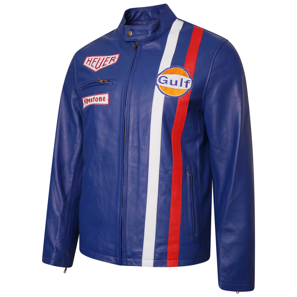 Steve McQueen Leather Motorcycle Jacket 2
