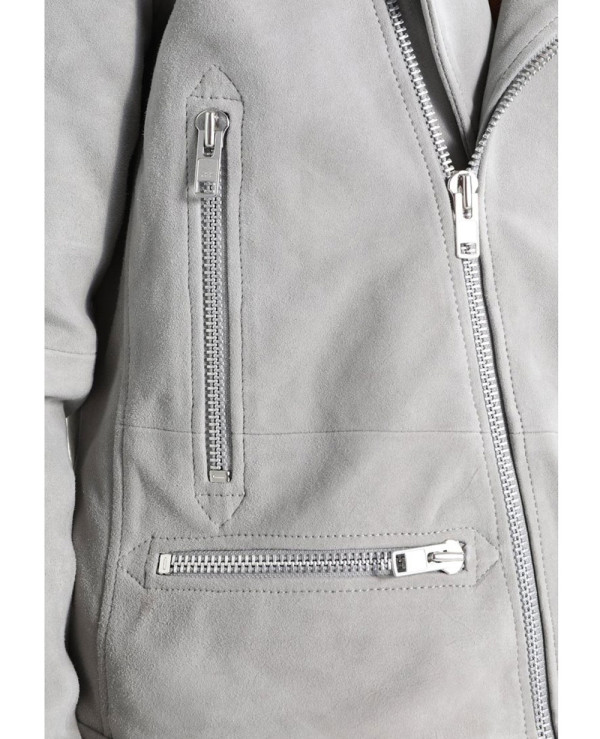 Suede Leather Jacket For Men 4