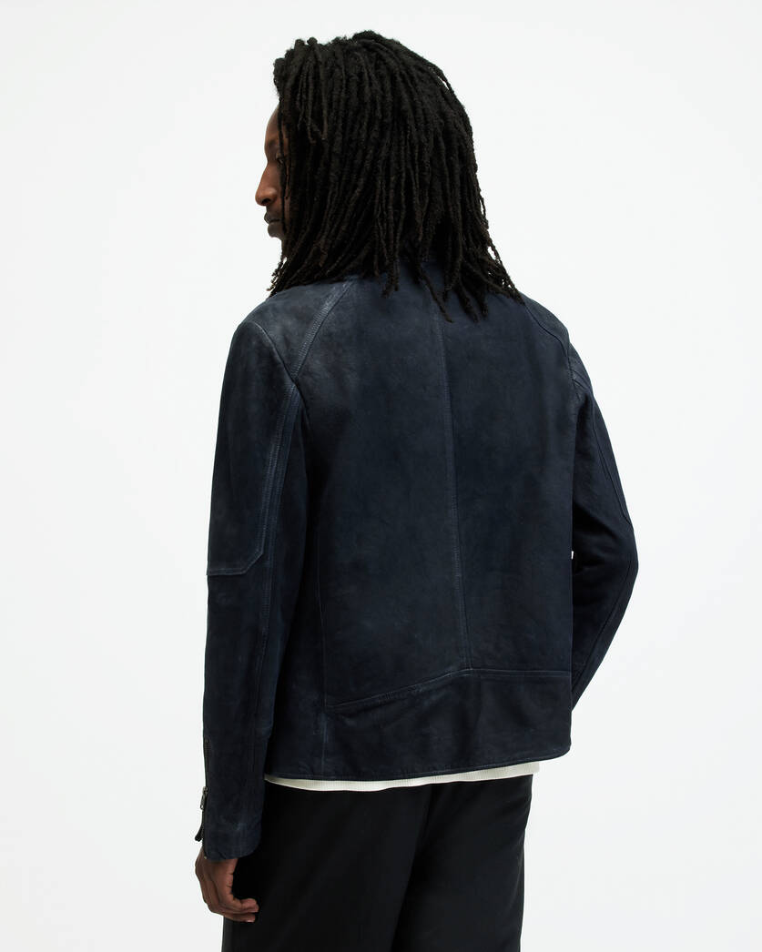 Suede Leather Jacket Mens 3