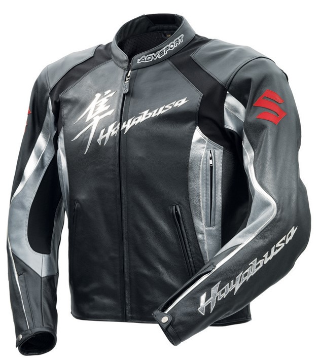 Suzuki Hayabusa Leather Motorcycle Jacket 3