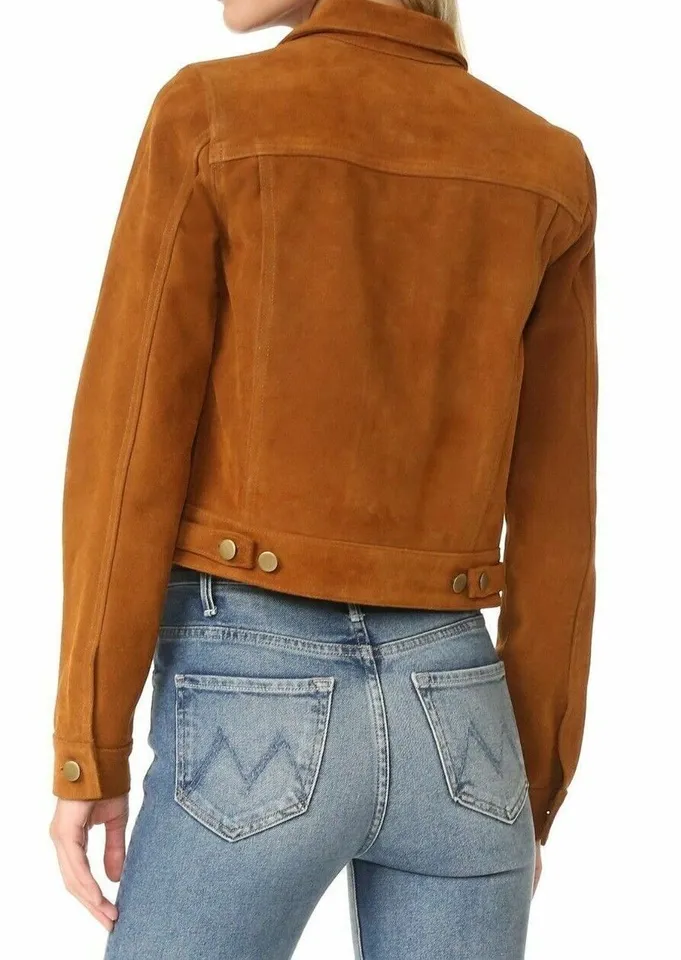 Tan Suede Jacket Womens 2