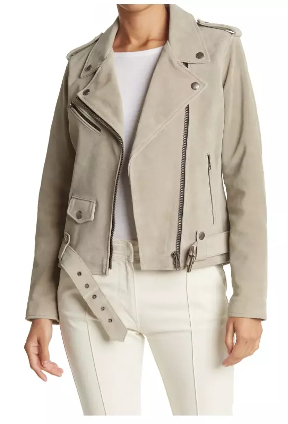Taupe Suede Jacket