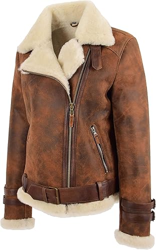 Vintage Sheepskin Jacket Womens 1