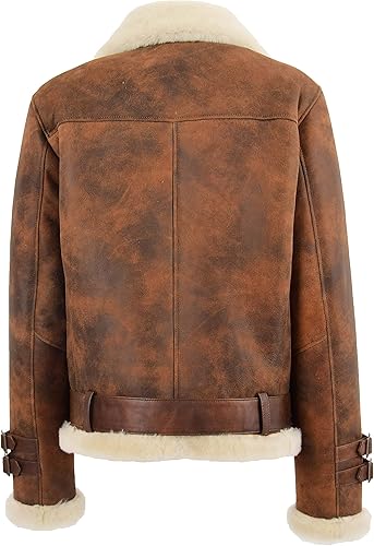 Vintage Sheepskin Jacket Womens 2