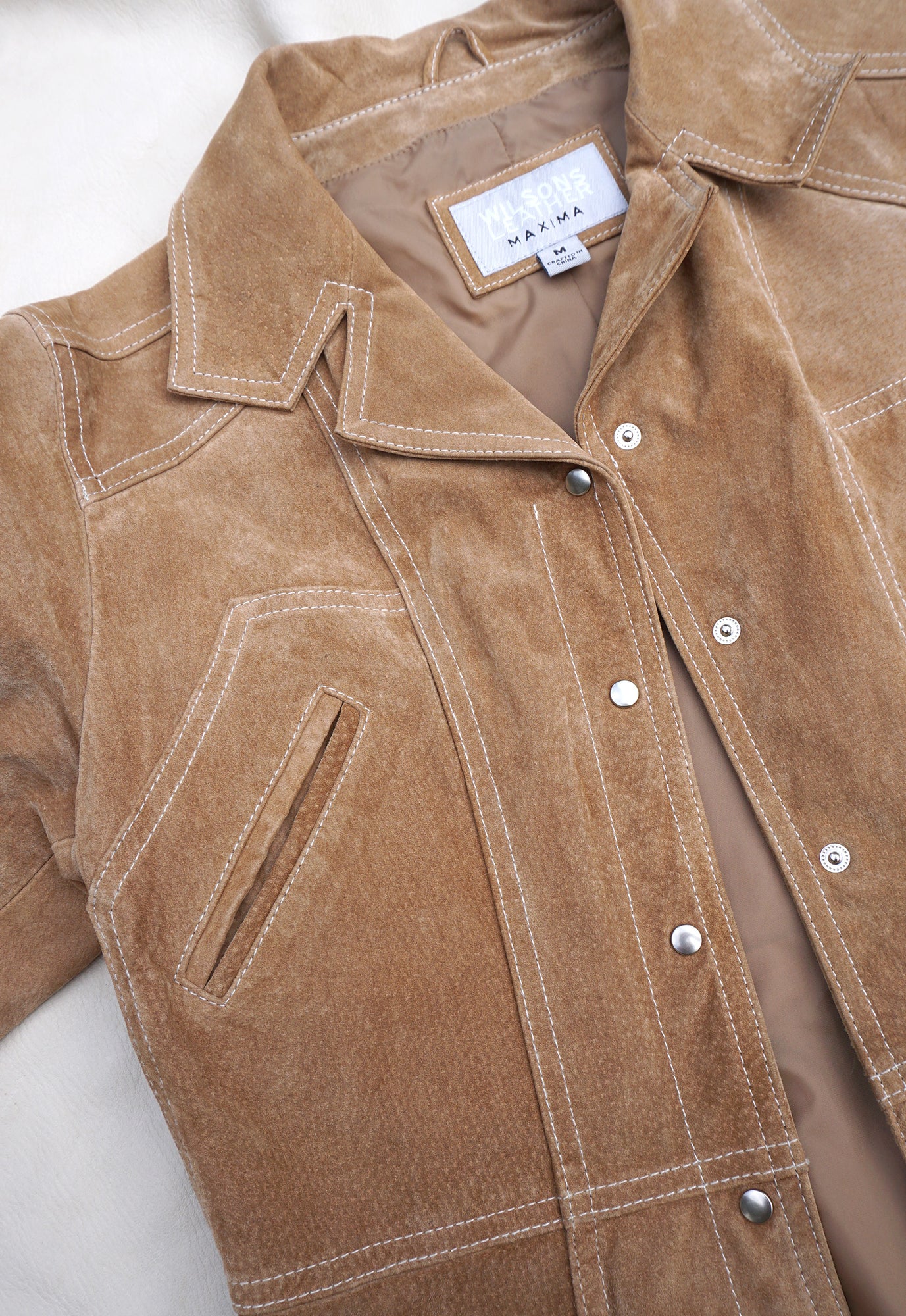 Vintage Suede Jacket Women's 2