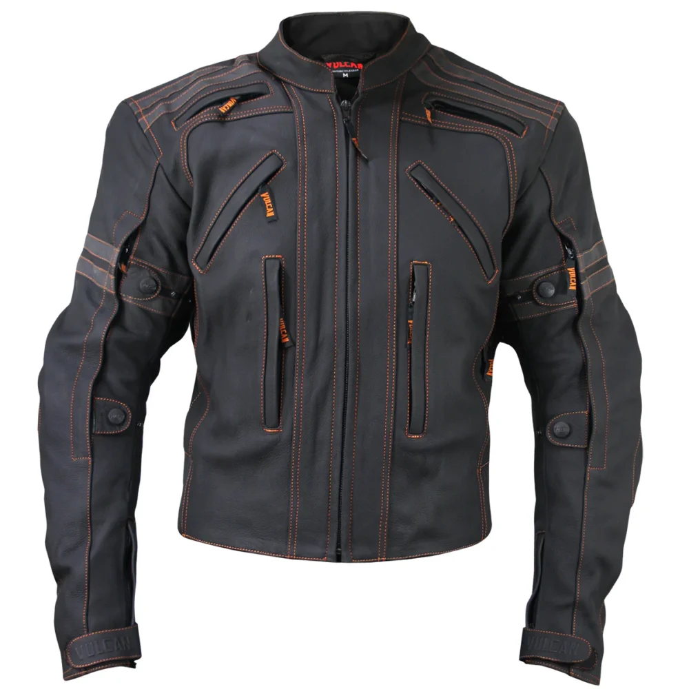 Vulcan Leather Motorcycle Jacket 3