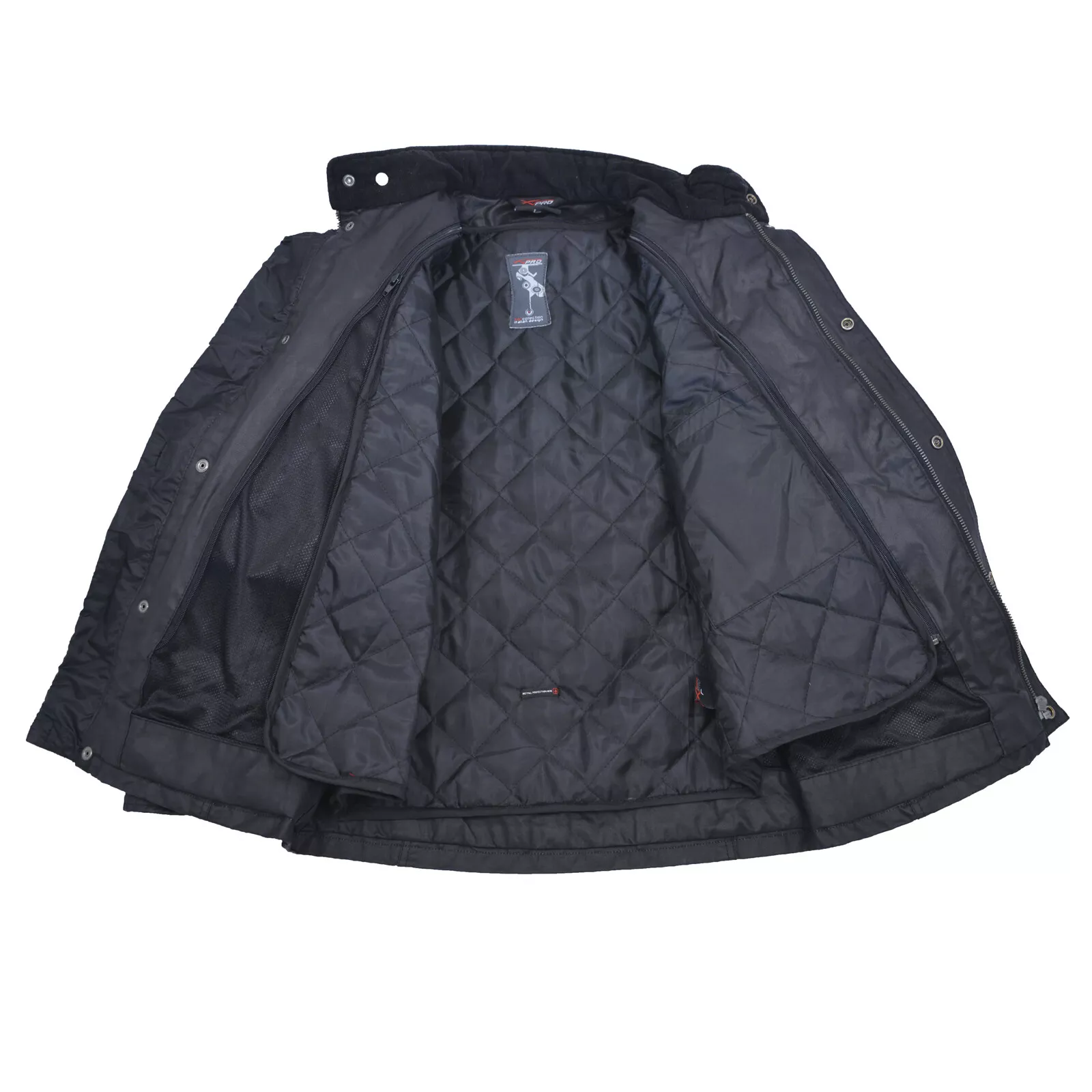 Women's Armored Leather Motorcycle Jacket 4
