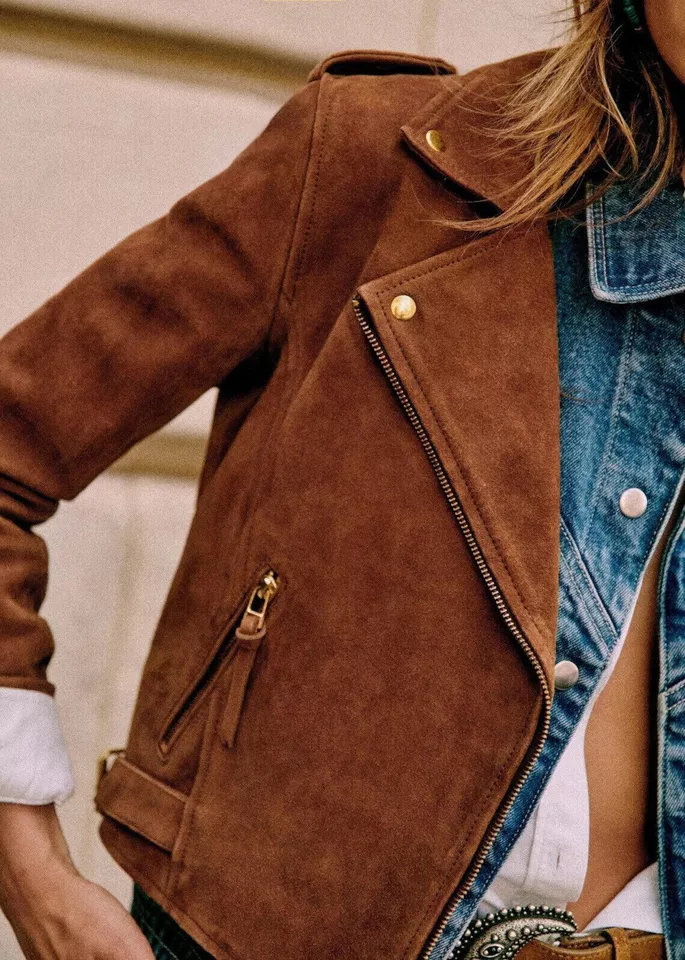 Womens Faux Suede jacket 2