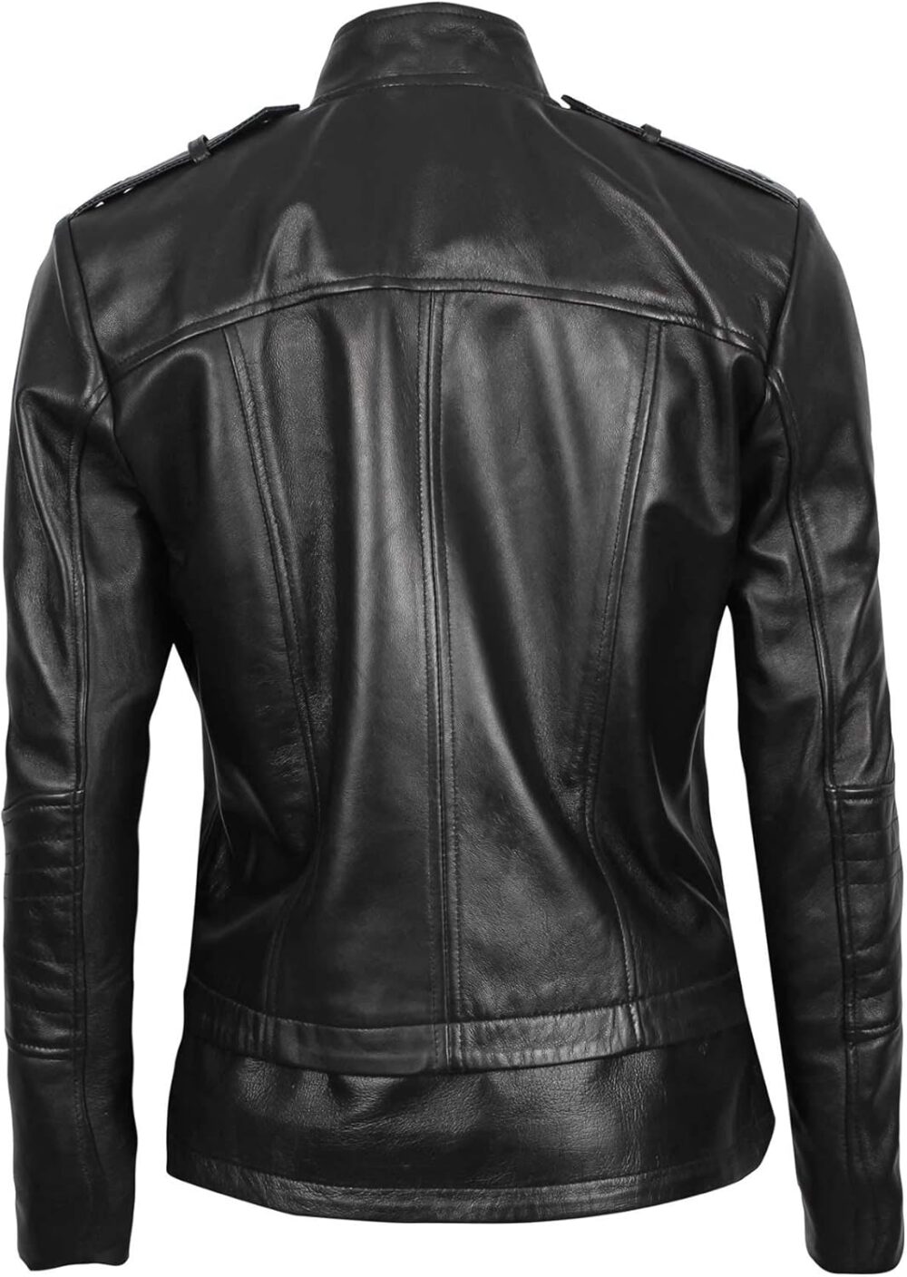 Women's Motorcycle Leather Jacket 2