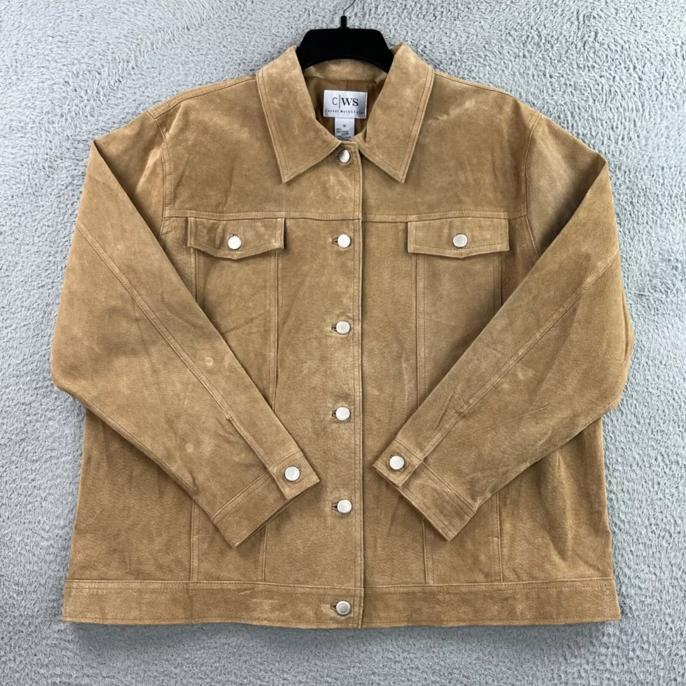 Women's Plus Size Suede jacket