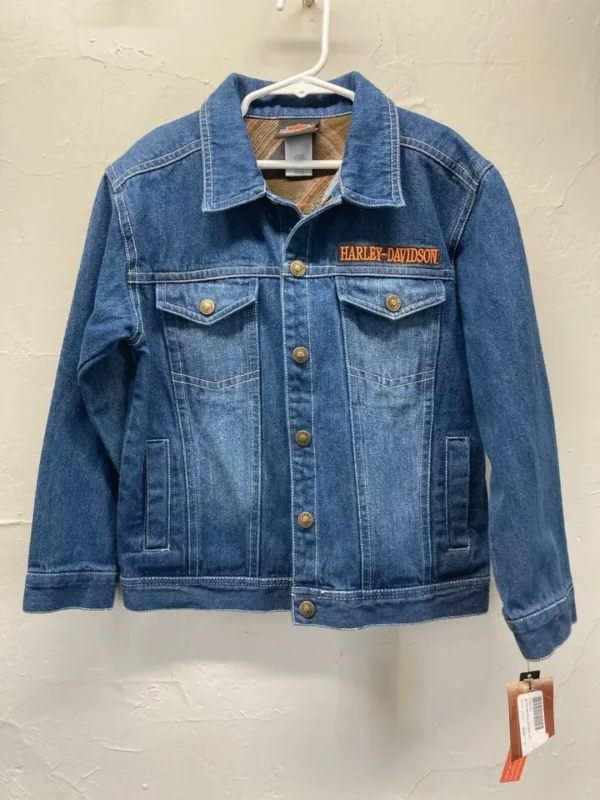 denim harley davidson jacket