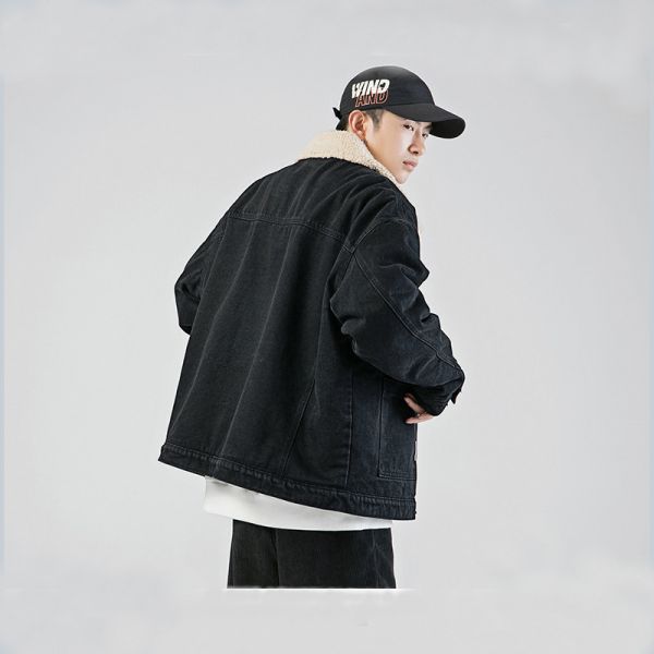 denim jacket sheepskin lining 2