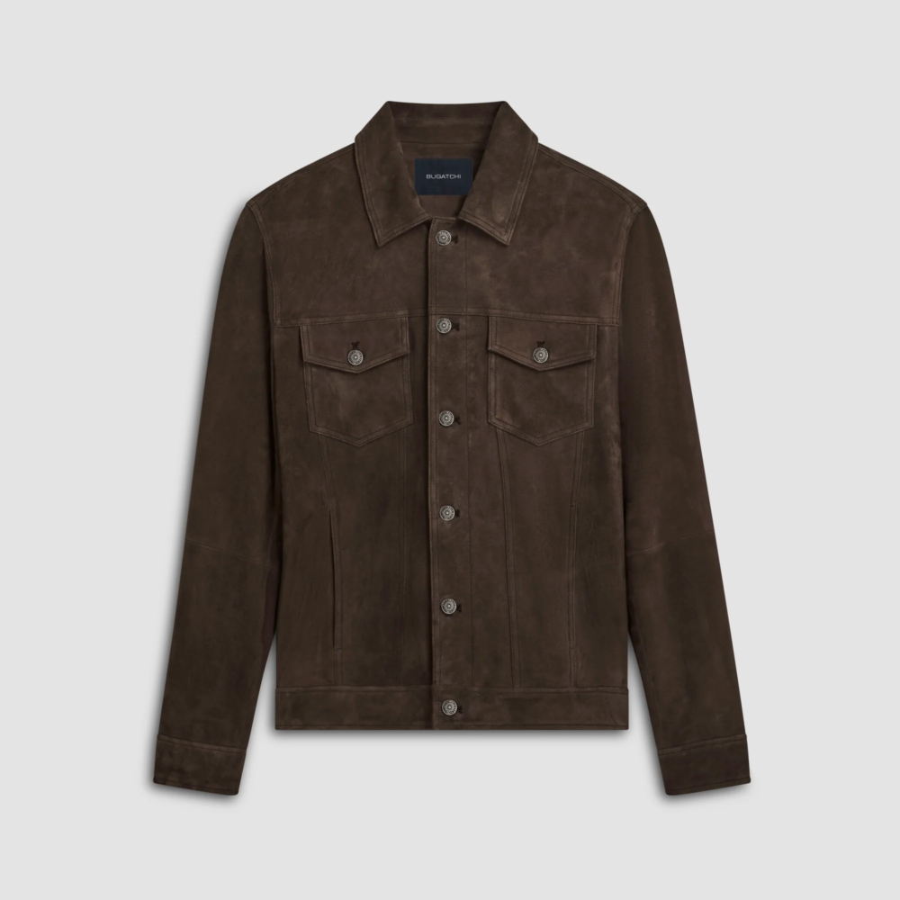 Suede Trucker Jacket