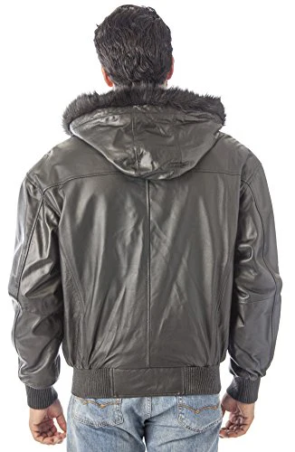 hooded leather bomber jacket 3
