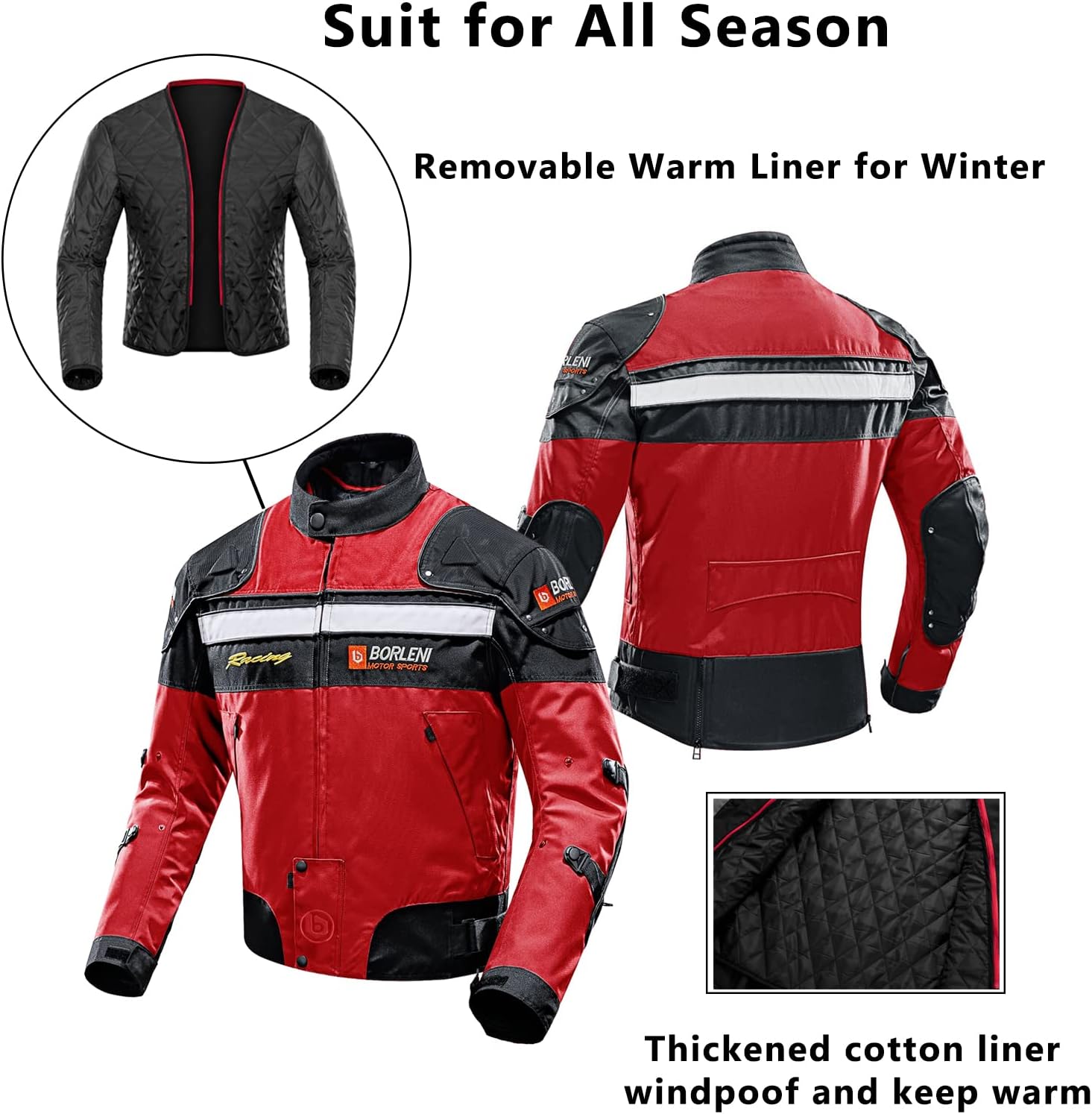 motorcycle riding jacket with armor 3