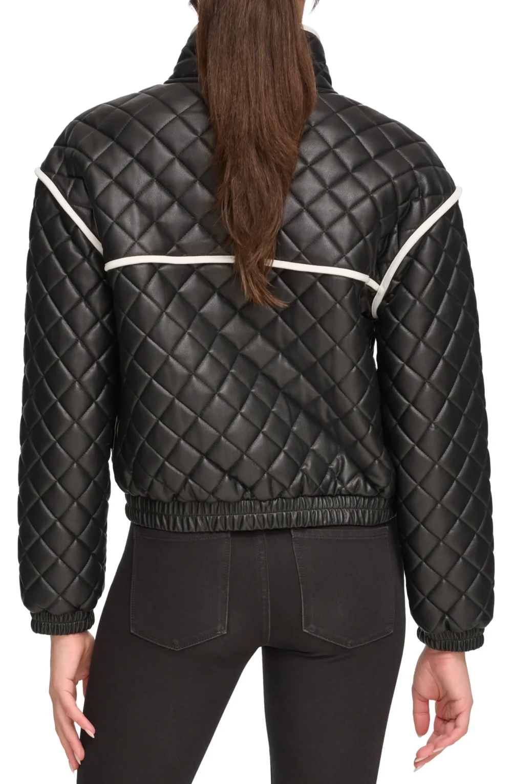 quilted leather bomber jacket women 3