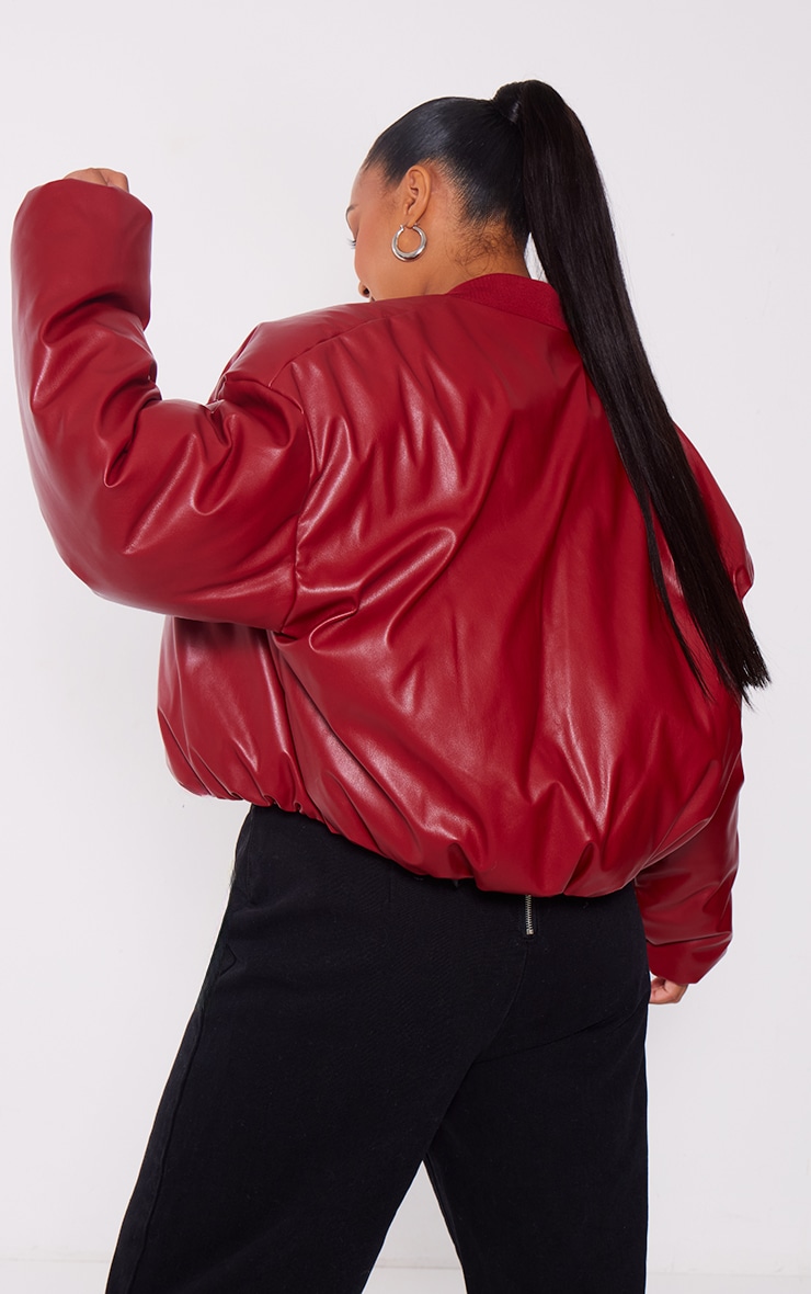 red leather bomber jacket 2