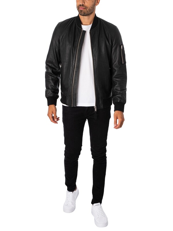 schott bomber leather jacket 3